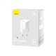 Зарядний пристрій Baseus GaN5 Fast Charger USB-C 20W white (CCGN050102) Baseus CCGN050102 925642 - зображення 6