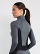 Жіноча спортивна кофта Giulia JACKET SPORT FIT black/grey, S/M (4823116936447) - зображення 4