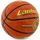 М'яч баскетбольний гумовий для школи та спортзалу LANHUA Super soft Indoor м'яч для активного відпочинку вуличного баскетболу гри на майданчику вулиці помаранчевий універсальний для жінок та підлітків професійний дизайн розмір 6 - зображення 2