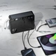 Повербанк із ліхтариком Hoco J166 Carretera 50000mAh 22.5W 3xUSB/2xType-C чорний - зображення 3