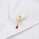 Значок хирургу BROCHE брошь бижутерия Медицина Рука со скальпелем золотистый BRGV115305 - изображение 2