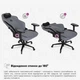 Геймерське крісло Cyberlux Ares Grey (арт. GM-405 G) - изображение 10