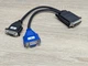 Кабель переходник Molex DMS-59 - 2xVGA - Б/У - изображение 5