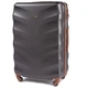 Дорожный пластиковый чемодан Wings 402 Exclusive большой (L) на 4 колесах 75х50х30 см графитовый - изображение 1