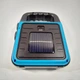 Фонарь аккумуляторный ручной LED с солнечной панелью, функцией Power Bank и 4 режимами света для дома, дачи, кемпинга Синий, A-2301D-Blue - изображение 3