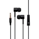Дротові навушники 3.5mm Celebrat SKY-1 вакуумні з мікрофоном 1.2m Black - изображение 1