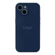 Чохол Silicone Case Full Size with Frame для iPhone 15 70.Deep Navy - изображение 1