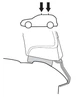 Монтажний комплект Thule 1630 для Toyota Corolla (E120)(седан) 2000-2008 (TH 141630) - изображение 2
