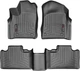 Килимки Weathertech Black для Jeep Grand Cherokee (mkIV)(WK2) 2015(Бер)-2021 (USA); Dodge Durango (mkIII) 2015(Бер)→ (2 ряд - 3 місця)(1-2 ряд) (WT 449301-443242) - изображение 1