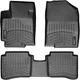 Килимки Weathertech Black для Hyundai Accent (mkIV) 2010-2018 (без підстаканників на 2 ряди) (WT 443401-443402) - изображение 1