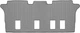 Килимки Weathertech Grey для Kia Carnival (mkII) 2005-2014 (3 ряд - поділ 60/40)(3 ряд) (WT 465533) - изображение 1