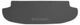Двошарові килимки Sotra Premium Grey для Mitsubishi Space Wagon (mkIII)(багажник) 1997-2003 (ST 90313-CH-Grey) - изображение 1
