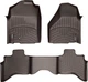 Килимки Weathertech Choco для Dodge Ram (mkIV) 2009-2012 (Quad Cab)(без PTO)(1 кріпильний гачок) (WT 472381-472162) - изображение 1