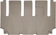 Килимки Weathertech Beige для Kia Carnival (mkII) 2005-2014 (3 ряд - поділ 60/40)(2 ряд) (WT 455532) - изображение 1