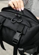 Женская сумка бананка Sambag Dynamicdart черная 38 × 21 × 7 см (80411065) - изображение 7