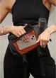 Жіноча сумка бананка Sambag Dynamicdart чорно-помаранчева 38 × 21 × 7 см (80411129) - зображення 14