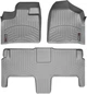 Килимки Weathertech Grey для Chrysler Grand Voyager (mkV); Volkswagen Routan (mkI) 2011-2016 (з супер консоллю)(2 ряд - 2 luxury місця)(1-2 ряд) (WT 464211-461412) - изображение 1
