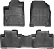 Килимки Weathertech Black для Honda Pilot (mkII) 2008-2015 (1-2 ряд) (WT 441741-441742) - изображение 1