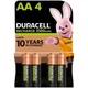 Акумулятори Duracell R6 AA 2500 мАh 4 шт - зображення 1