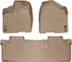 Килимки Weathertech Beige для Toyota Sienna (mkIII)(1-2 row)(8 seats) 2010-2012 (WT 453001-453002) - зображення 1