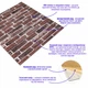 3D панель самоклеюча Sticker Wall SW-00000031 700х770х5 мм цегла червона - зображення 2
