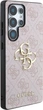 Etui Guess 4G Big Metal Logo do Samsung Galaxy S25 Ultra Pink (GUHCS25L4GMGPI) - obraz 4