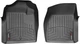 Килимки Weathertech Black для Chevrolet Silverado (mkII) 2007-2014 (Regular Cab)(без важеля 4x4)(1 ряд - 2 місця) (WT 443431) - изображение 1