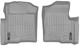 Килимки Weathertech Grey для Ford F-150 (mkXII) 2010-2014 (all cabs)(без важеля 4x4)(з повітроводами ззаду)(4 кріплення)(роздільний)(1 ряд) (WT 466111) - изображение 1