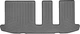 Килимки Weathertech Black для Nissan Pathfinder (R52) 2012-2020; Infiniti JX (mkI) 2012-2013 / QX60 (mkI) 2013-2020 (3 ряд) (WT 444453) - изображение 1