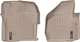 Килимки Weathertech Beige для Ford Super Duty (mkIII) 2012-2016 (Regular Cab)(АКПП)(з важелем 4x4)(з пластиком під ліву ногу) (WT 455831) - изображение 1