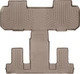 Килимки Weathertech Beige для Chevrolet Traverse (mkII) 2017-2024; Buick Enclave (mkII) 2017-2024 (2 ряд - 2 місця)(2-3 ряд) (WT 4512282) - изображение 1