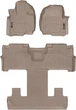 Килимки Weathertech Beige для Ford Expedition (mkIV) 2018-2020; Lincoln Navigator (mkIV) 2018-2024 (2 ряд - 2 місця без консолі)(1-2-3 ряд) (WT 4512951-4512954) - изображение 1