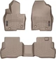 Килимки Weathertech Beige для Mazda CX-9 (mkII) 2016-2023 (6/7 місць)(2 ряд с консолью)(1-2 ряд) (WT 459721-459722) - изображение 1