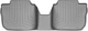 Килимки Weathertech Grey для Subaru Legacy (mkV) 2009-2014 / Outback (mkIV) 2009-2014 (2 ряд) (WT 462592) - изображение 1