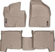 Килимки Weathertech Beige для Hyundai Santa Fe (mkII) 2010-2012 (EU)(3 кріплення) (WT 454381-450962) - изображение 1