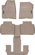 Килимки Weathertech Beige для GMC Acadia (mkII) 2016-2023 (2 ряд - 2 місця)(1-2-3 ряд) (WT 4510801-4510803) - изображение 1