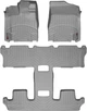 Килимки Weathertech Grey для Nissan Quest (mkIV) 2010-2017 (1 ряд - роздільний)(1-2-3 ряд) (WT 463661-463662) - изображение 1