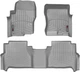 Килимки Weathertech Grey для Nissan Navara (D40) 2008-2015; Suzuki Equator (mkI) 2008-2015 (double cab)(без Rockford System)(3 кріплення) (WT 461761-460473) - изображение 1