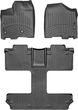 Килимки Weathertech Black для Toyota Sienna (mkIII) 2013-2020 (7 місць)(1-2-3 ряд) (WT 444751-443004) - изображение 1