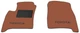 Двошарові килимки Sotra Premium Terracotta для Toyota Avensis Verso (mkII)(1 ряд) 2001-2009 МКПП (ST 90239-CH-Terra) - изображение 1