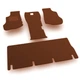 Двошарові килимки Sotra Premium Terracotta для Volkswagen Transporter (T2)(1-2 ряд) 1967-1979 МКПП (ST 02614-PR-Terra) - изображение 1