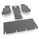 Двошарові килимки Sotra Premium Grey для Volkswagen Transporter (T2)(1-2 ряд) 1967-1979 МКПП (ST 02614-PR-Grey) - изображение 1