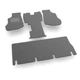 Двошарові килимки Sotra Premium Grey для Volkswagen Transporter (T2)(1-2 ряд) 1967-1979 АКПП (ST 02615-CH-Grey) - изображение 1
