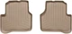 Килимки Weathertech Beige для Volkswagen Passat (B6) 2005-2011 / (B7) 2010-2015; CC (mkI) 2008-2017 (2 ряд) (WT 451672) - изображение 1