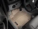 Килимки Weathertech Beige для Volkswagen Golf (mkV) 2003-2010 / (mkVI) 2008-2014 / Jetta (mkV) 2005-2010 / Scirocco (mkIII) 2008-2017; Skoda Octavia (mkII) 2004-2013 (АКПП)(4 овальних кріплення) (WT 450801-450802) - изображение 2