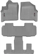 Килимки Weathertech Grey для Buick Enclave (mkII) 2017-2024 (1-2-3 ряд) (WT 4612691-4612282) - изображение 1