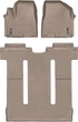 Килимки Weathertech Beige для Kia Carnival (mkIII) 2014-2021 (2 ряд - Slide-N-Stow)(без розважальної системою ззаду)(1-2-3 ряд) (WT 457091-457094) - изображение 1