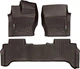 Килимки Weathertech Choco для Land Rover Range Rover (mkIV)(L405) 2012-2017 (без консолі на 2 ряду) (WT 474801-474803) - изображение 1