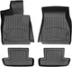 Килимки Weathertech Black для BMW 8-series (G14; G15) 2018→ / M8 (F91; F92) 2018→ (купе/кабріо) (WT 4415121-4415122) - изображение 1