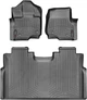 Килимки Weathertech Black для Ford F-150 (mkXIII) 2014-2020 (SuperCrew)(1 ряд - роздільний)(1 ряд - 3 місця) (WT 446971-446974) - изображение 1